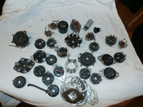 vintage vacuum tube sockets lot of 30 used