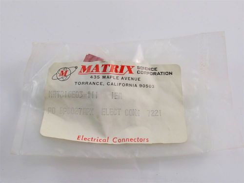 Lot of 12 Matrix MRTB16E03-111 Connector Junction Block 8Socket 5940-01-045-0413