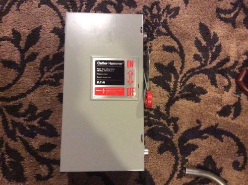 Cutler-Hammer 600v 100 Amp Heavy Duty Safety Switch DH363UGK