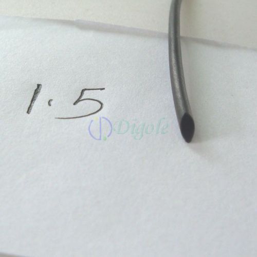 Heat Shrink Tubing Tube Diameter 1.5mm 1/16&#034; x 3m/9FT @Black