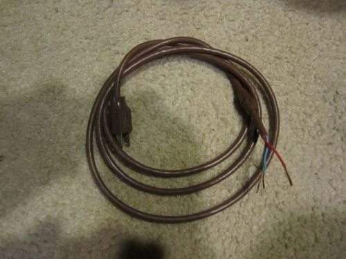 INSTRUMENT POWER CORD- 6 FOOT--3 CONDUCTOR-5 AMP RATED--LOTS OF 10 ea
