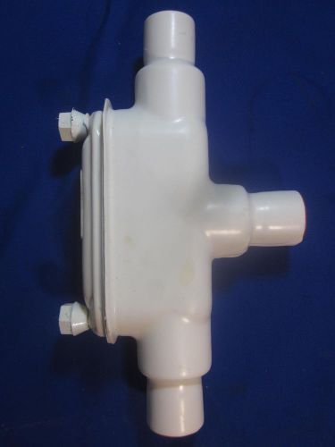 3/4&#034; thomas &amp; betts ocal tb28 pvc coated conduit body white for sale