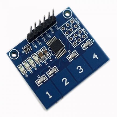 1Pcs New TTP224 4-way capacitive touch switch digital sensor module Cheap