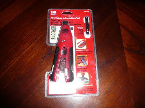 NEW! GB Gardner Bender Wire Stripper &amp; PunchDown Tool SPD-10L BRAND NEW &amp; SEALED