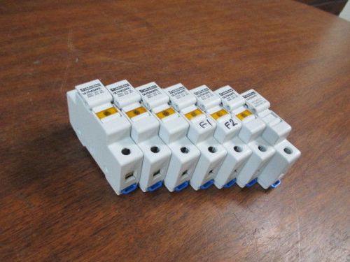 Lot of 7 Ferraz Shamut UltraSafe Fuse Holder 600v/30A/UL, 690v/32A/IEC