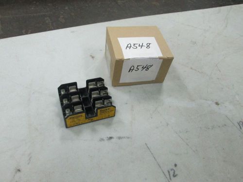 Bussman Fuse Holder #BM6033SQ 30A 600V 3 Pole Lot of 2 (NEW)