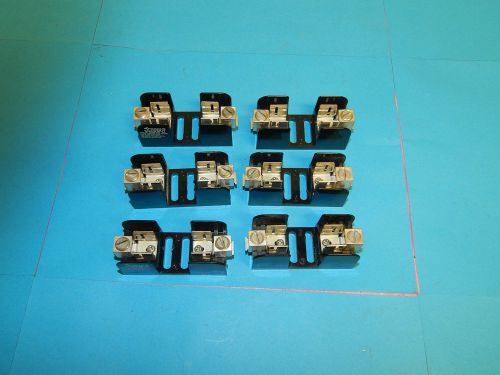 Lot of 6 gould shawmut 20306 1 pole 30 amp 250 volt fuse holder for sale