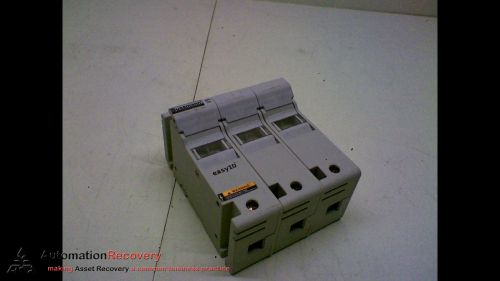 COOPER BUSSMANN CH30J3 FUSE HOLDER 600VAC 30A 200KA 3 POLE CLASS J