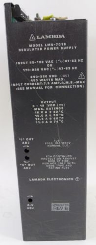 Lambda LMS-7018 Regulated Power Supply 450 Watts