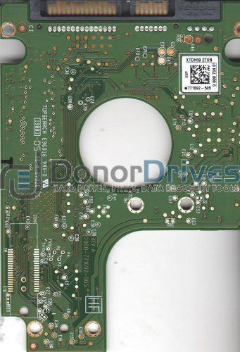 WD1600BEKT-00PVMT0, 771692-505 03P, WD SATA 2.5 PCB + Service