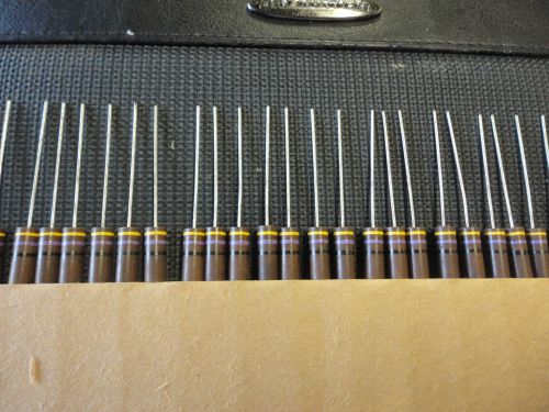 32PCS 47 OHM-1W-20% CARBON COMP MFG. SPEER 1WATT RESISTOR