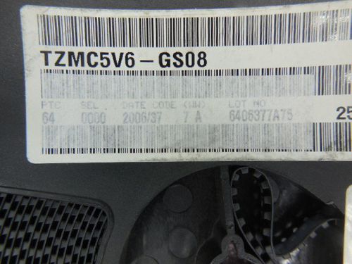 5000 pcs vishay tzmc5v6-gs08 for sale