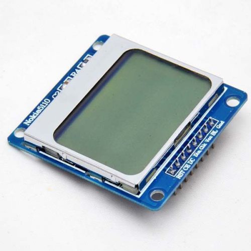84x48 Pixel LCD Module White Backlight Adapter LED PCB For Nokia 5110 Arduino JB
