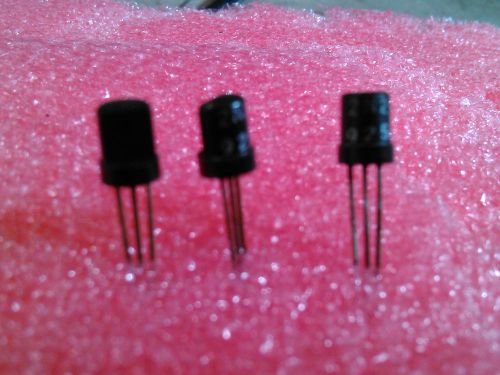 Lot of 3 ORIGINAL 2N2925 Transistors Black Hat  NOS  REPLACE ECG289A TCG289A