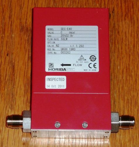 HORIBA STEC SEC-E40 5SLM 20%O2/ARGON Mass Flow Controller