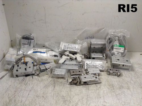 Grab Box of 32 SMC Linear Actuators - Various Models