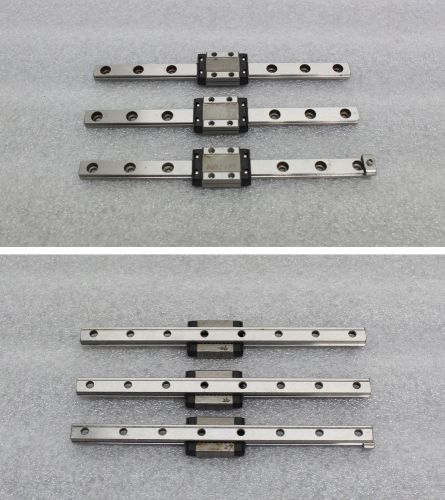 THK RSR 9KM  + 155MM LINEAR BALL BEARING LM GUIDE  3RAIL 3BLOCK  CNC ROUTER