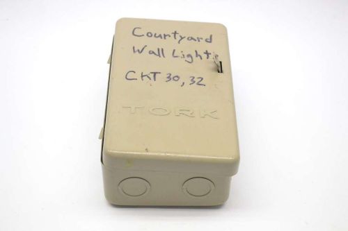 TORK 7122 24 HOUR DIAL SPST TIME SWITCH 208/277V-AC 40A AMP TIMER B429484