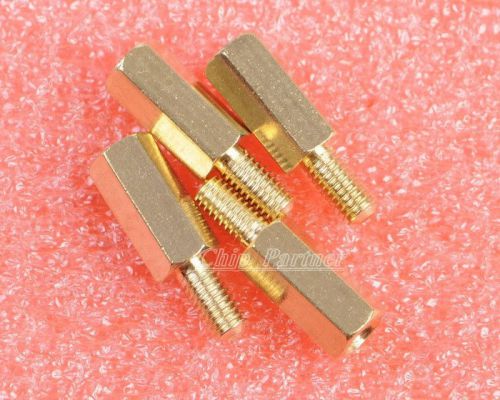 25pcs M3 Male 6mm x M3 Female 10mm Brass Standoff Spacer M3 10+6