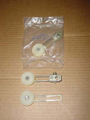 3 Allen-Bradley 802T-W2A Series 1 Adjustable Nylon Roller Limit Switch Actuators