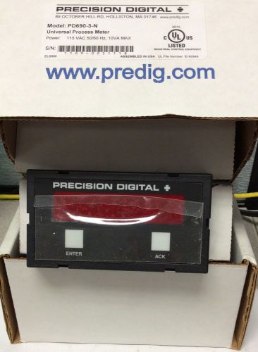 New precision digital pd690-3-n universal process meter 115vac for sale