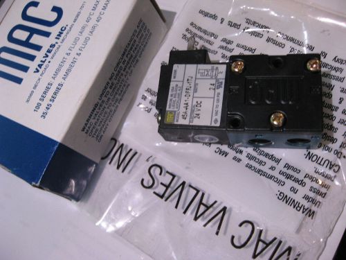 Mac 45A-AA1-DFFJ-1TJ Individual Inline Solenoid Valve 24VDC 2.4 Watts NOS