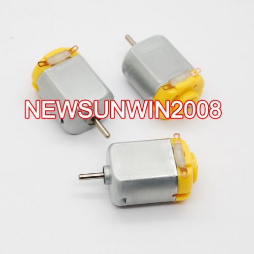 3pcs 6V 0.11A 12500RPM DC Motor Standard 130 motor with varistor toy Motor