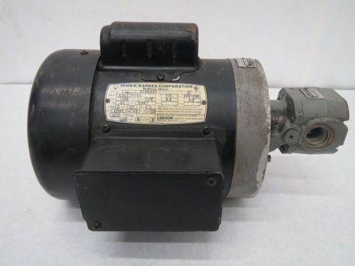 John s barnes c6c17fz5a ac 1/2hp 230/460v-ac 1725rpm d56y 1ph pump motor b270743 for sale