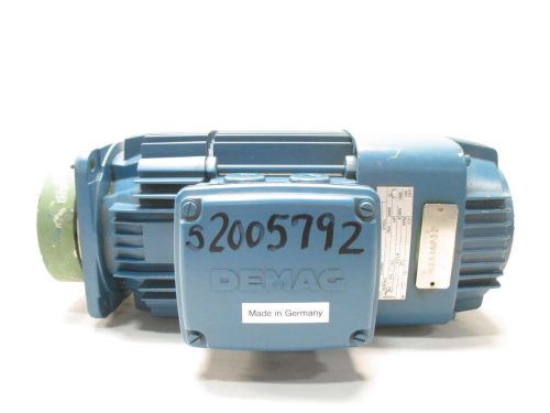 DEMAG KMF 1.1HP 230/460V-AC 3170RPM 80 A 2 3PH AC ELECTRIC MOTOR D446906