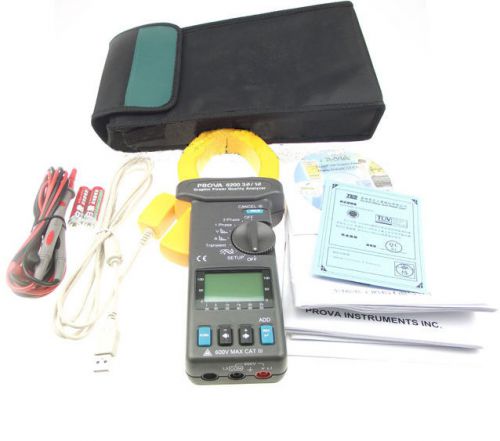 Tes prova-6200 graphic power quality analyzer meter for sale