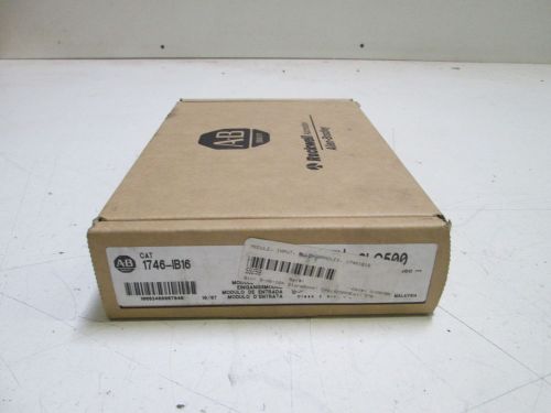 ALLEN BRADLEY INPUT MODULE 1746-IB16 SER. C DATE CODE: 10/07 *FACTORY SEALED*