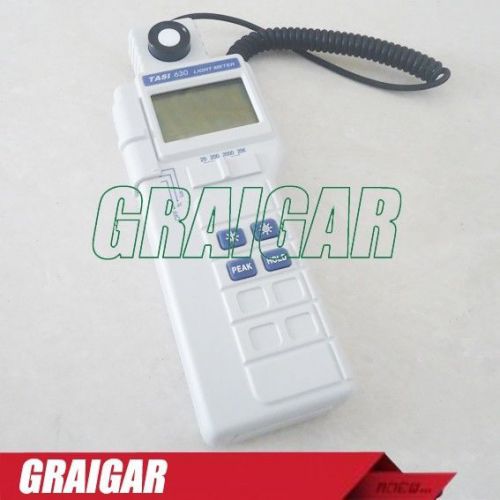 TASI-630 Digital Light Meter Luxmeter PEAK-HOLD 50mS pulse light and DATA-HOLD