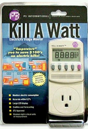 P3 KILL-A-WATT P4400 Energy Meter. Empowers you to save $100&#039;s on your electric