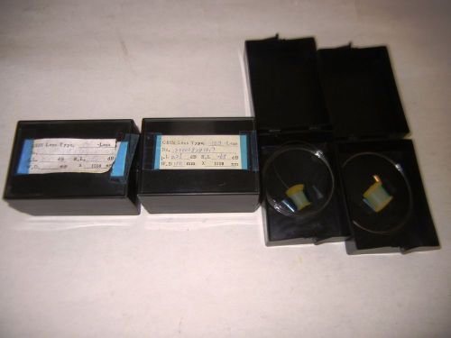 Laser Optics, Fiber Optics Pigtail, Telecom Company Lot 4 Packs