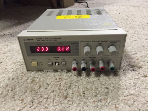 HP/ Agilent/ Keysight E3630A Triple Output DC Power Supply 5V, 2.5A &amp; ±15V, 0.5A