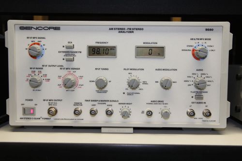 Sencore SG80 AM Stereo FM Stereo RF Signal Generator