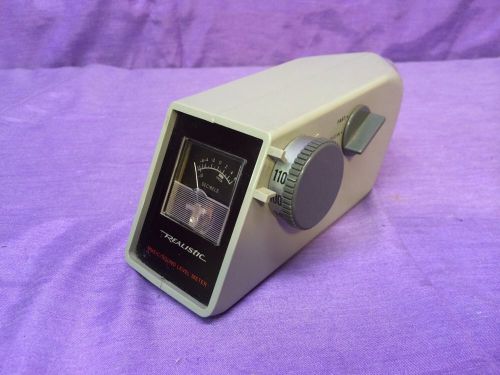 Vintage Realistic Sound/Music Level 70-110 Decible Db Meter tested w/batt