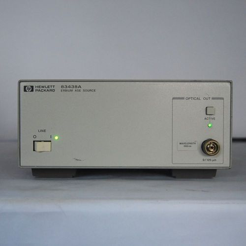 Agilent 83438A Erbium ASE Source Contact Output 1550nm OPT 022