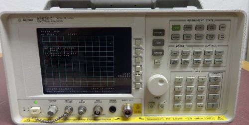 Agilent 8563EC 26.5 GHz Spectrum Analyzer Option 007/104 S/N 3946A00340