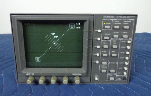 TEKTRONIX WFM 601 SERIAL COMPONENT MONITOR TEST SCOPE