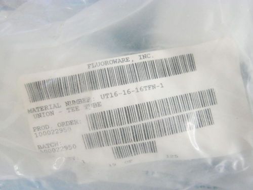 Fluoroware:  UT16-16TFN-1 Tee.  1&#034; OD.   PFA w/ PVDF Nut.   New Old Stock&lt;