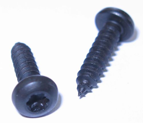 #8x11/16 Sheet Metal Screw Torx Pan Hd Type AB Black, Pk 100