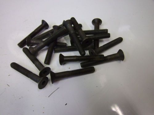 1/4-20 X 1.75 SOCKET HEAD FLAT SCREW BOLTS BLACK OXIDE (QTY 8) #J55012