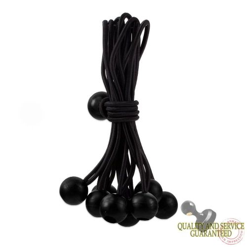 Free Ship 10pc Heavy-Duty Elastic Rubber 9&#039;&#039;&#039;&#039; Bungee Ball Cords-Tarps Canopy