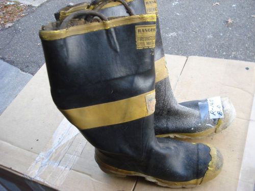 Ranger FIREMASTER Firefighter Turn Out Gear Rubber Boots Steel Toe 8.0...R-165