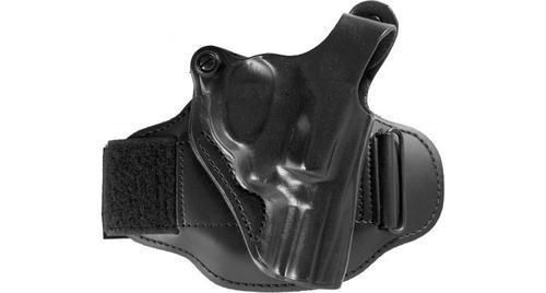 Desantis dl044ba02z0 black rh leather ankle s&amp;w j-frame m&amp;p 360 gun holster for sale