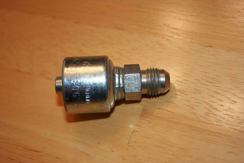 GATES G25125-0606  HYDRAULIC CRIMP ON FITTING COUPLER 6G-6MJ