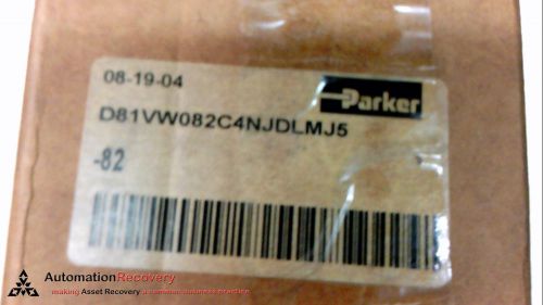 PARKER D81VW082C4NJDLJ5 DIR CNTRL SOLENOID VALVE, NEW