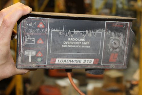 LOADWISE 315 RADIO-LINK OVER HOIST LIMIT BOOM CRANE CONTROL