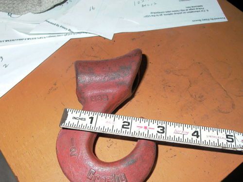 Crosby 1/2&#034; wire rope slide sling kook # h3b for sale